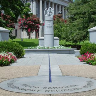 South Carolina Law Enforcement Memorial at Statehouse