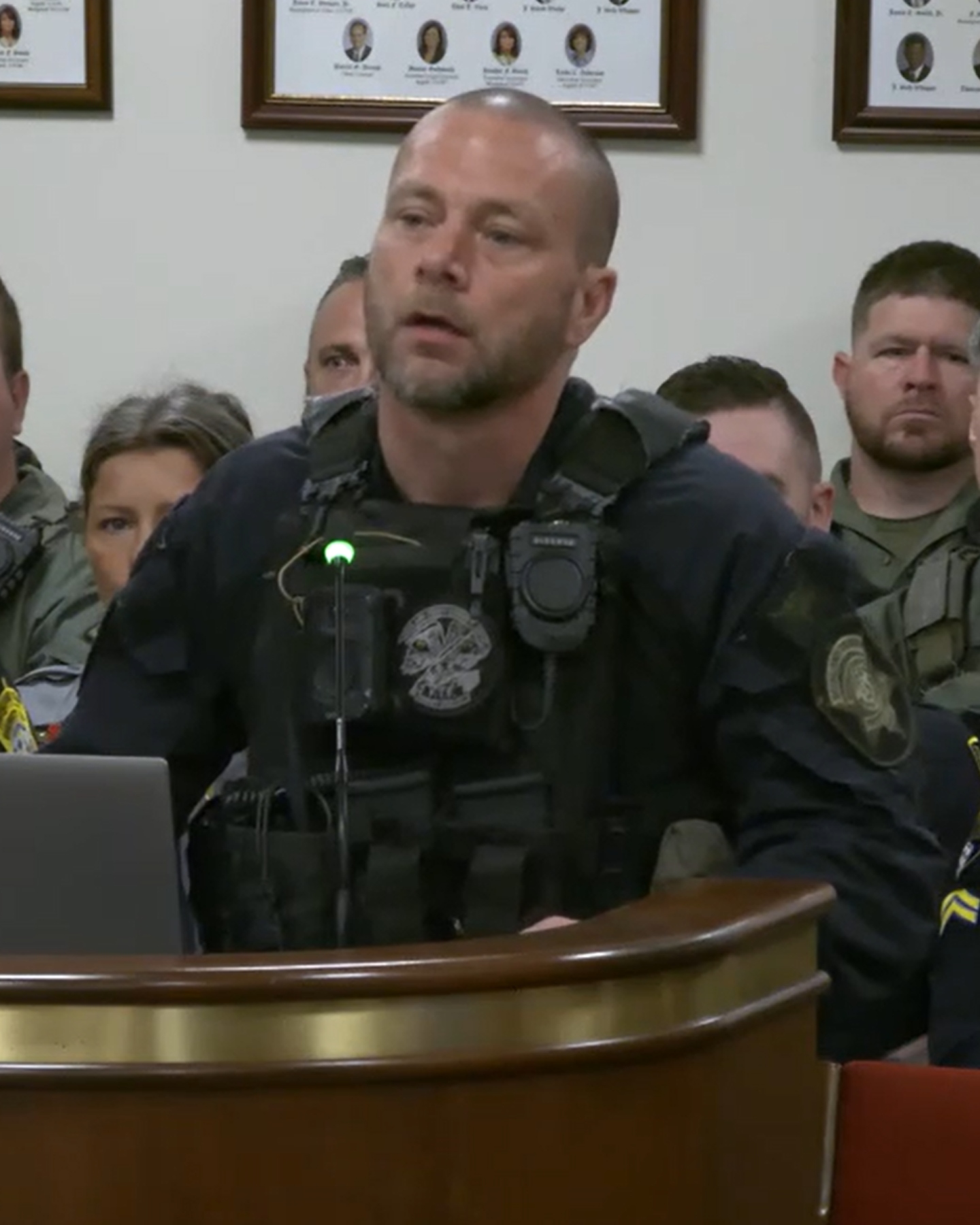 Sgt. Warren Cavanaugh, Fargo’s handler